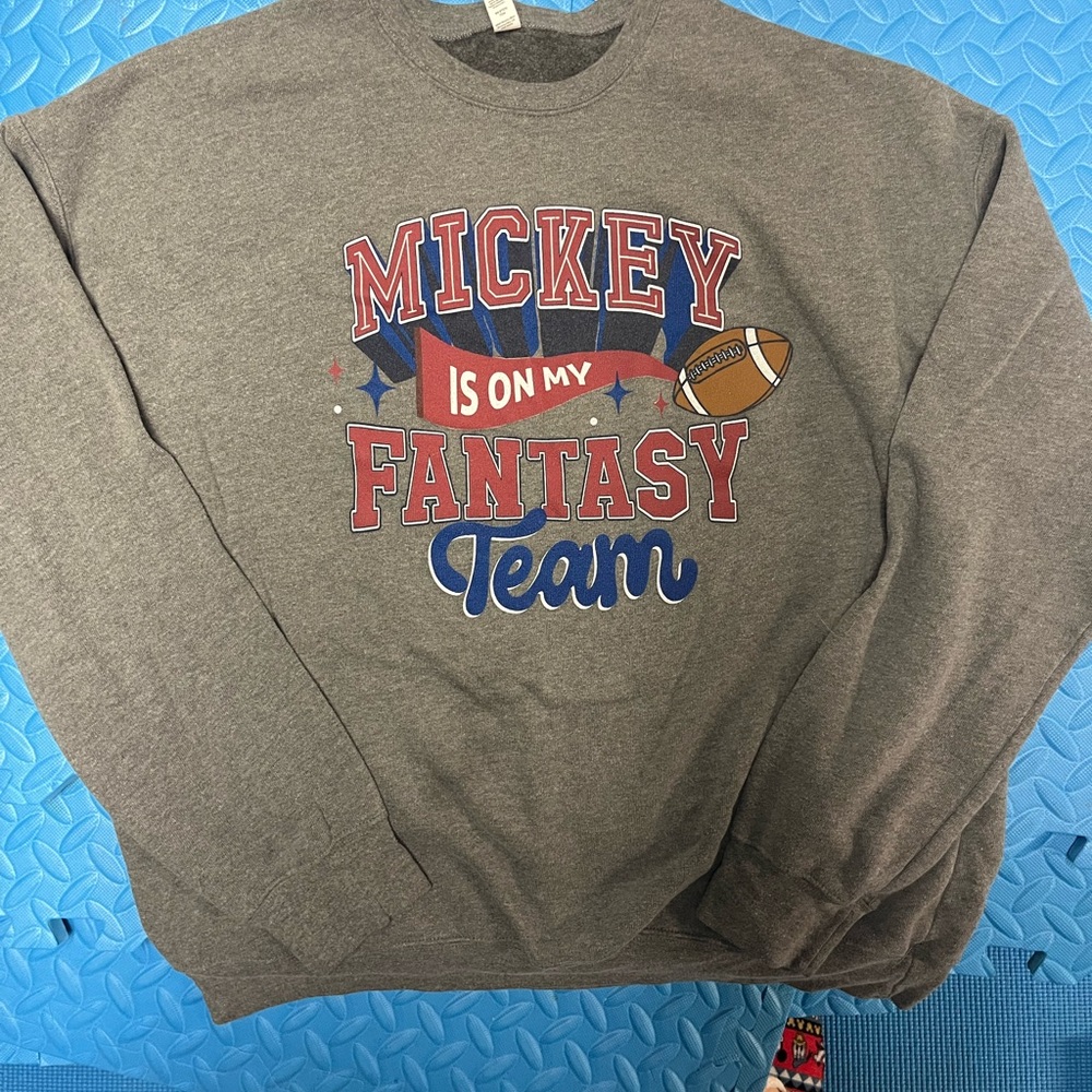 Pixie Lee and Co Mickey Fantasy Team Crewneck